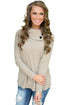 Sexy Grey Cowboy Fashion Button Detail Sweatshirt